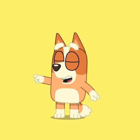 officialblueytv point pointing bluey GIF