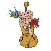 Rock N Roll Sgr Sticker by Schecter Guitar Research