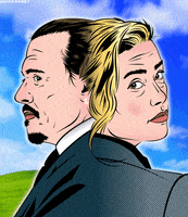 Amber Heard Art GIF by PEEKASSO