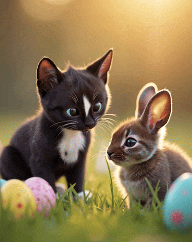 Best Friends Happy Easter GIF by Felini Rocks