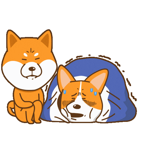 Corgi Shiba Sticker
