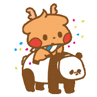 Panda Ride Sticker