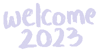 Welcome New Year Sticker