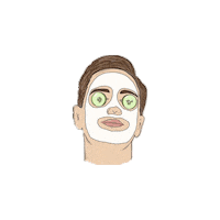 Skincare Treat Yourself Sticker by Oliver Finley