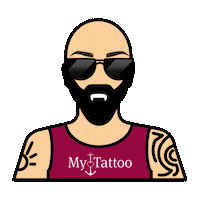 Cartoon Man Sticker by MyTattoo