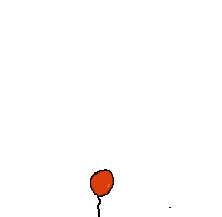 dibujaconale red ballon globo rojo Sticker