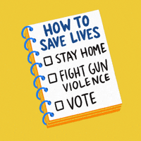 Vote Stay Home GIF by MarchForOurLives