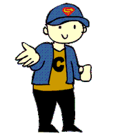 Superman Dibujo Sticker