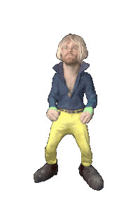 3D Portrait Sticker by Originals