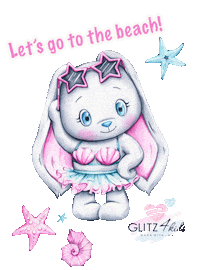 Bunny Panda Sticker by Miss & Mister Glitz