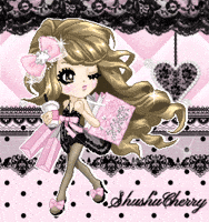 shushucherry kawaii shopping queen pixel art GIF