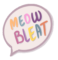 Cat Text Sticker