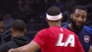 andre drummond hug GIF by NBA