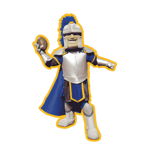 Football Chandler Sticker by Worcester State University