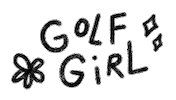 Girl Golf Sticker by Catharina Stewart