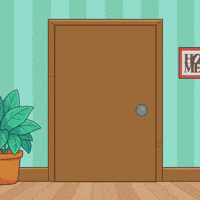 Kick Door GIF by Kanpai Pandas