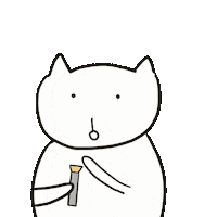 Cat Illustration Sticker