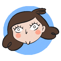 kinkarobotina wow cartoon yay surprise Sticker