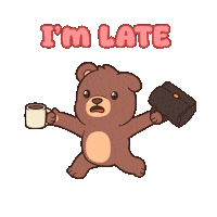 Working On My Way Sticker by BEARISH