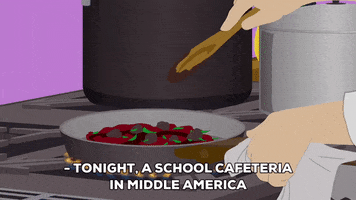 lunch cooking GIF by South Park 