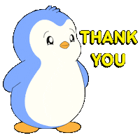 Thank U Sticker by Pudgy Penguins
