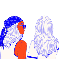 Trisha1998 art fashion rainbow style Sticker