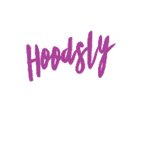 Hoodsly_ logo hoodsly Sticker