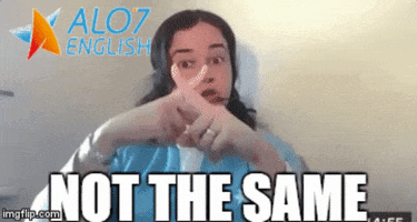 not the same total physical response GIF by ALO7.com