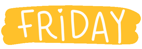 Fun Friday Sticker by Nutmeg and Arlo