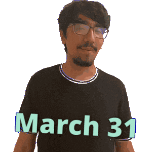 March 31 Sticker