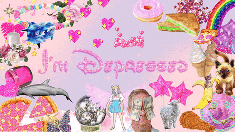 arielhart giphyupload depression depressed blingee GIF