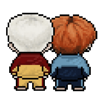 Pixel Brother Sticker