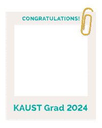 Graduation Sticker by King Abdullah University of Science and Technology (KAUST)