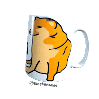 Meme Cafe Sticker by inestampable