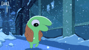 Snow Look Up GIF by Adult Swim