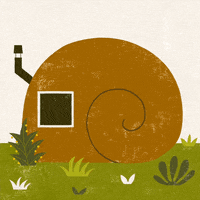 The_Artworks_Inc illustration stayhome snail staysafe GIF