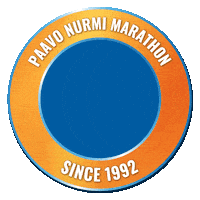 paavonurmisports marathon maraton turku pnm Sticker