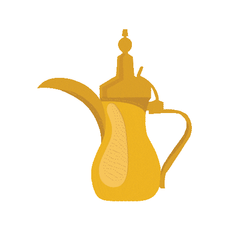 HeritageExpress coffee arabic arab coffee pot Sticker