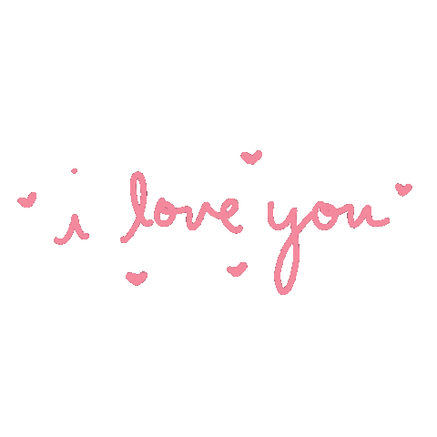 I Love You Hearts Sticker