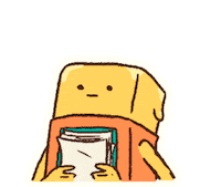 Paper Toss Butter Sticker by Polygonal Mind
