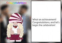 Congratulations Gnome GIF