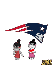 New England Patriots Football Sticker by Zhotcita