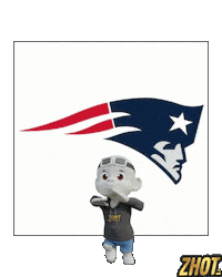 New England Patriots Football Sticker by Zhot