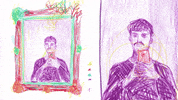 Self-Portrait Art GIF by Arielgif
