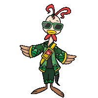 Chinese New Year Chicken Sticker by DBS Bank Ltd