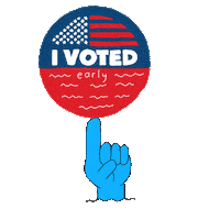 Vote Early Election 2020 Sticker by INTO ACTION