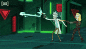 Rick And Morty Fighting GIF by Adult Swim