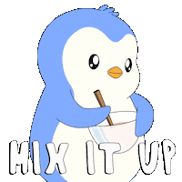 Shake It Up Cooking Sticker by Pudgy Penguins