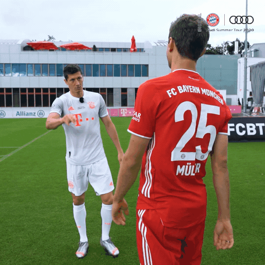 Robert Lewandowski Challenge GIF by FC Bayern Munich