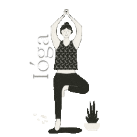 Yoga Gaeilge Sticker by Cumann na bhFiann